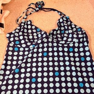 DKNY Takini Top Size L Polka Dot
